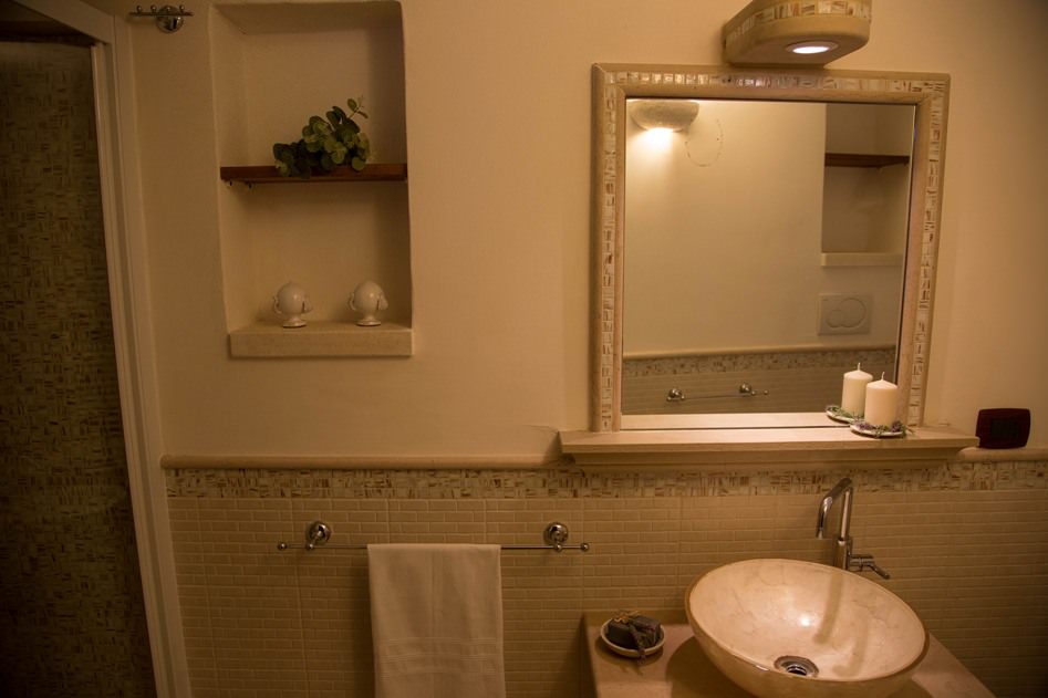 Trullo Mandorlo - Private bathroom with shower